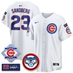 CHC 150th Anniversary Holy Cow Vapor Premier Royal Limited Jersey - All Stitched by Chicago Cubs