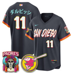 SD 2026 City Connect Vapor Limited Jersey - All Stitched by San Diego Padres
