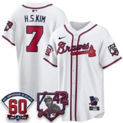 ATL 2026 Jackie Robinson Day Vapor Limited Red Jersey - All Stitched by Atlanta Braves