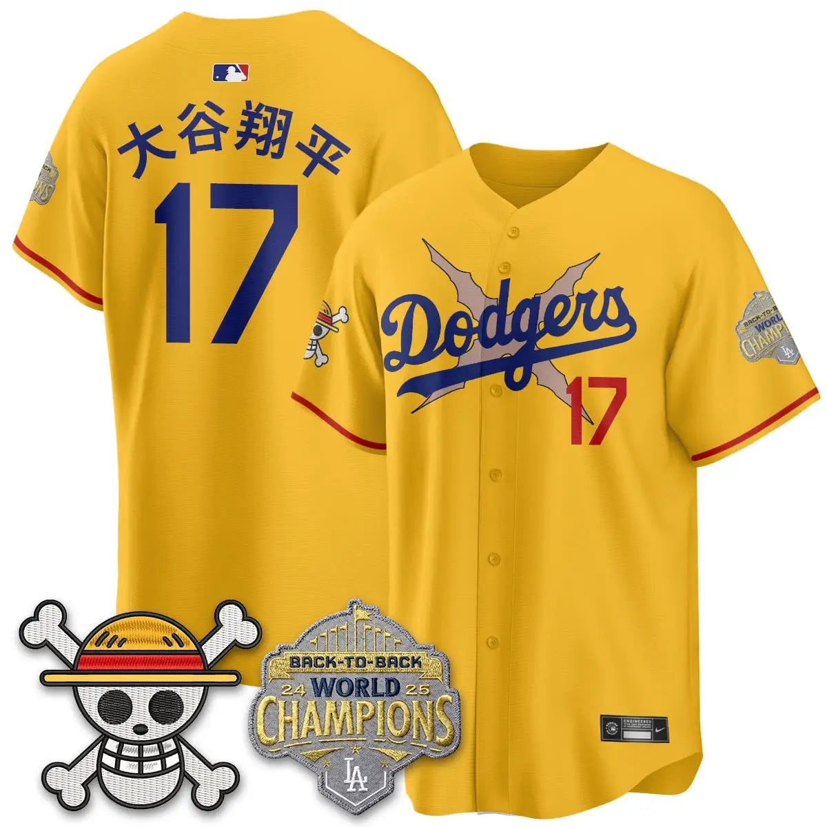 LAD x OP Vapor Jersey -All Stitched V2 by Los Angeles Dodgers