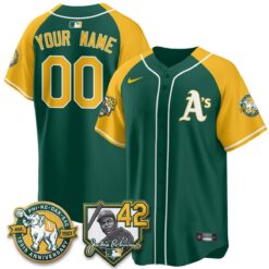 Oakland Athletics 2026 Jackie Robinson Day - Celebrating 125 Years Limited Custom Vapor Jersey - All Stitched by Oakland Athletics