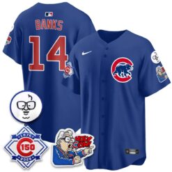 Chicago Cubs 150th Anniversary Harry Caray Holy Cow Vapor Premier Limited Jersey - All Stitched V2 by Chicago Cubs