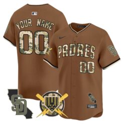 Padres Armed Forces Day Vapor Premier Limited Custom Jersey - All Stitched by Digigearus