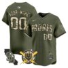 Padres Armed Forces Day Vapor Premier Limited Custom Jersey - All Stitched by Digigearus