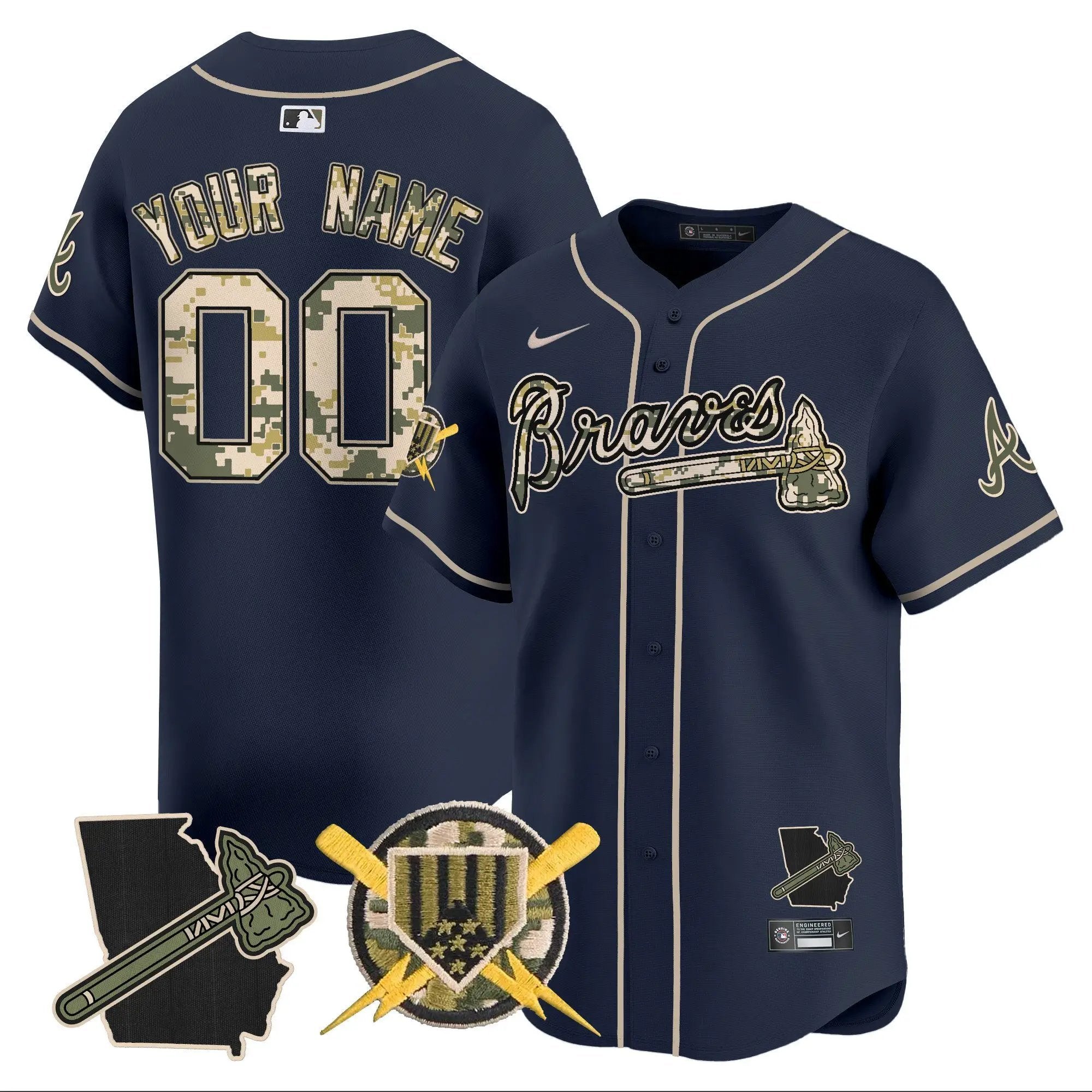 ATL Armed Forces Day Vapor Premier Limited Custom Jersey - All Stitched by Digigearus