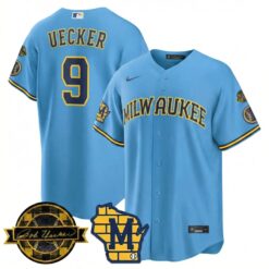 MIL 2026 Limited Jersey - Bob Uecker Patch - All Stitched by Milwaukee Brewers