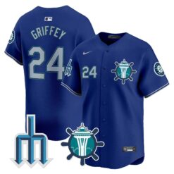 Seattle Mariners Trident Patch Vapor Premier Limited Jersey - All Stitched by Digigearus