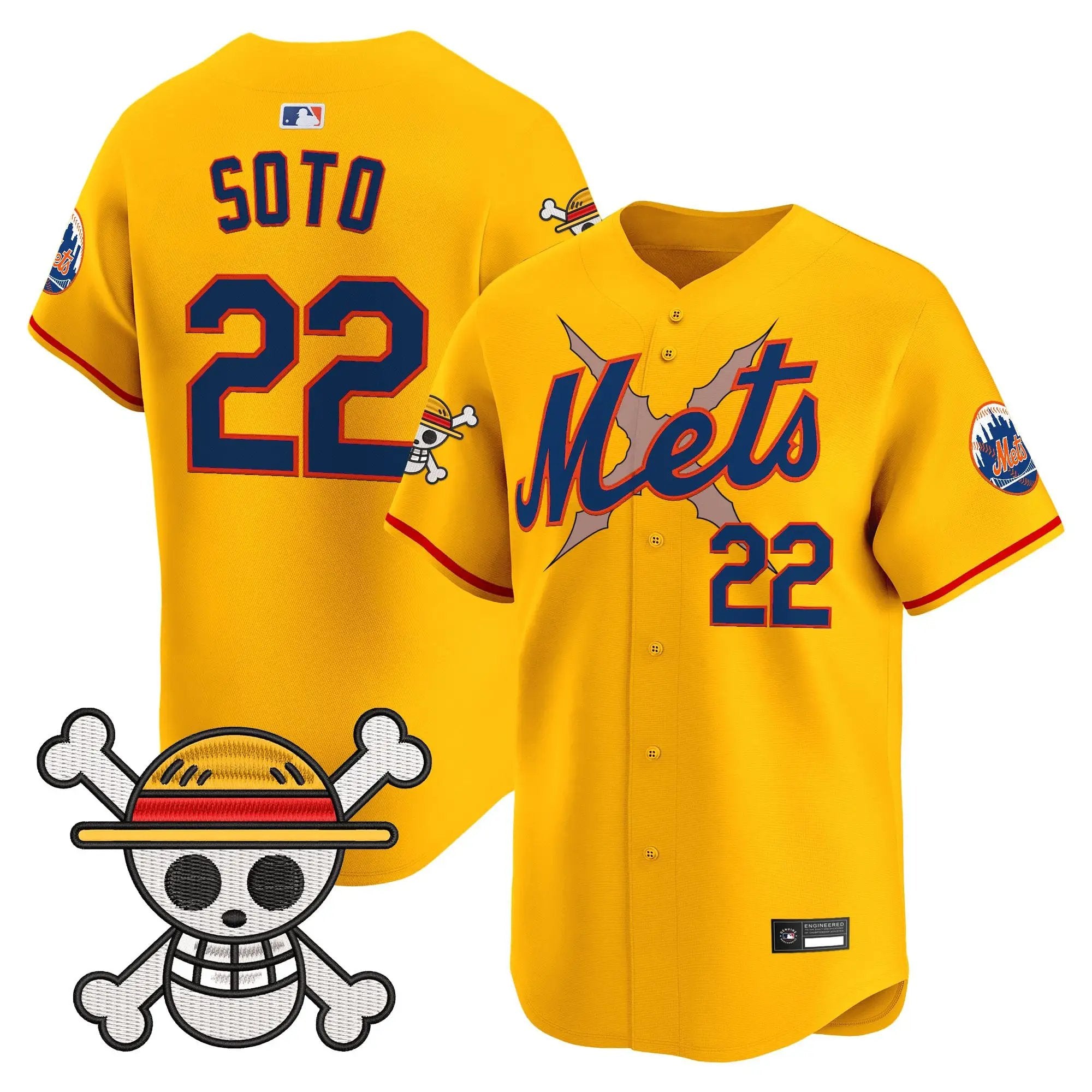 New York Mets x OP Vapor Premier Limited Jersey - Stitched by New York Mets