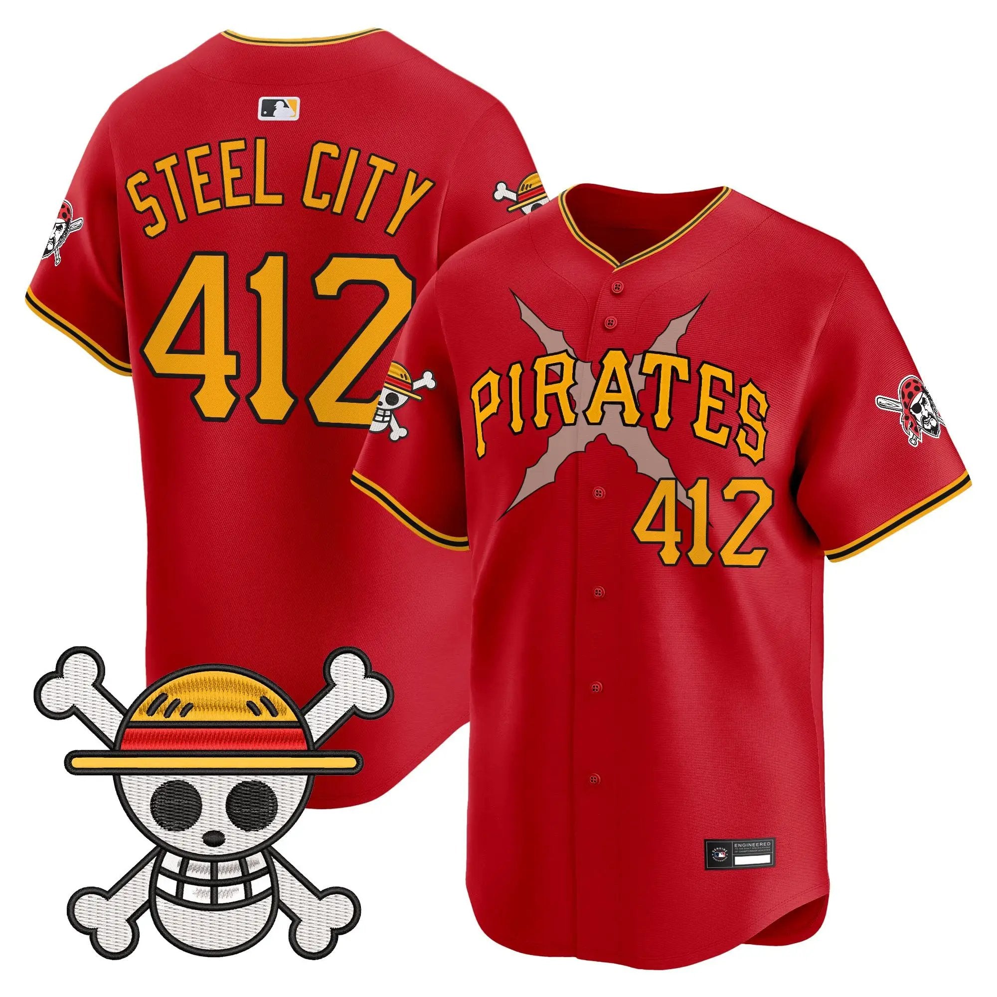 Pittsburgh Pirates x OP Vapor Premier Limited Jersey - Stitched by Pittsburgh Pirates