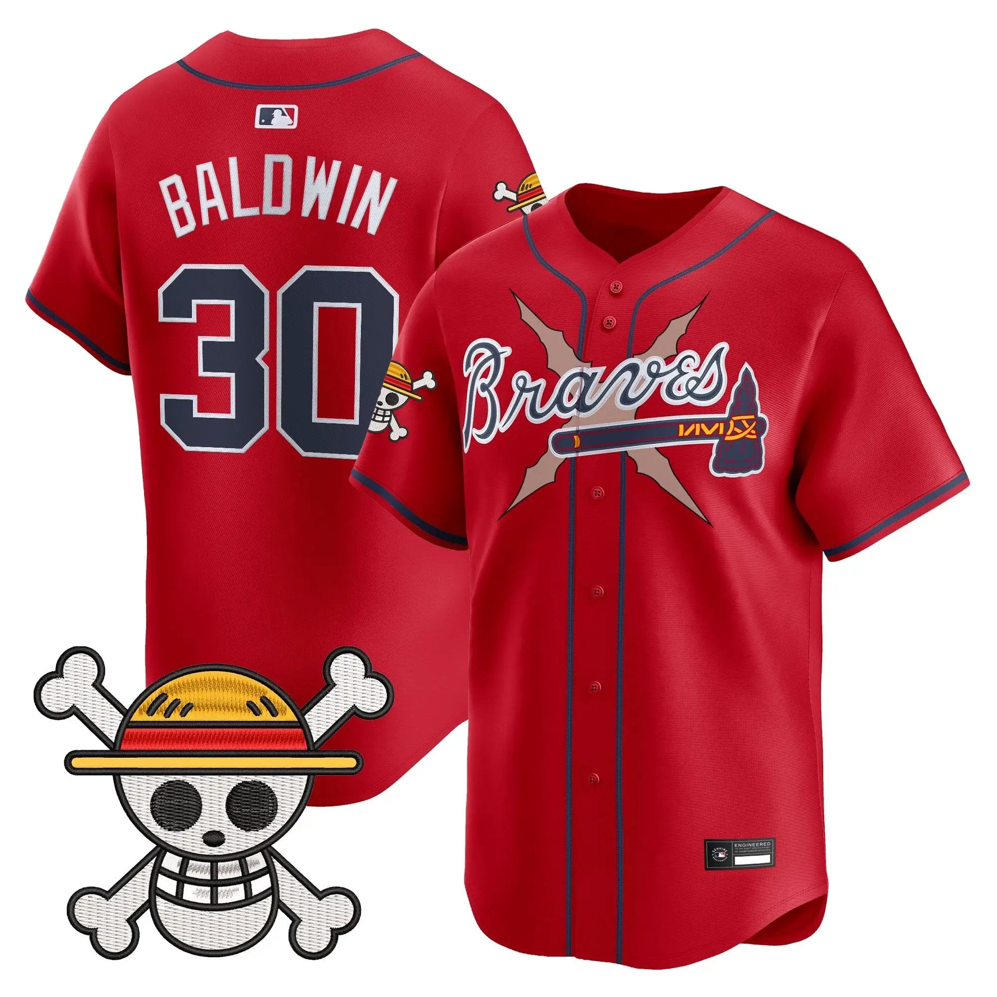 Atlanta Braves x OP Vapor Premier Limited Jersey - Stitched by Atlanta Braves