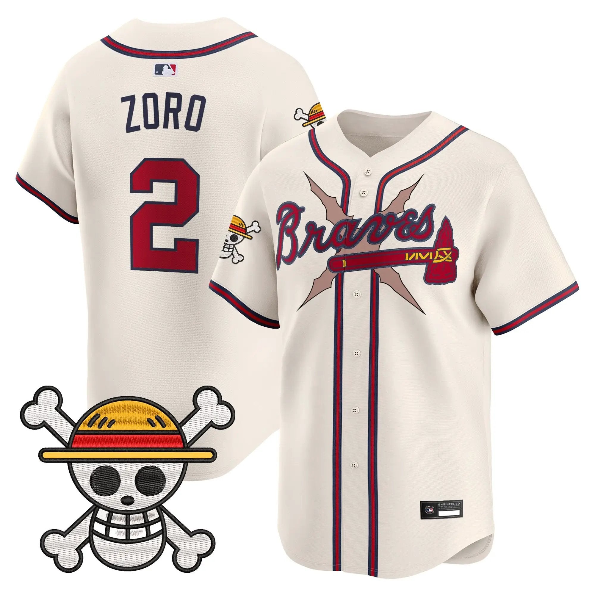 Atlanta Braves x OP Vapor Premier Limited Jersey - Stitched by Atlanta Braves