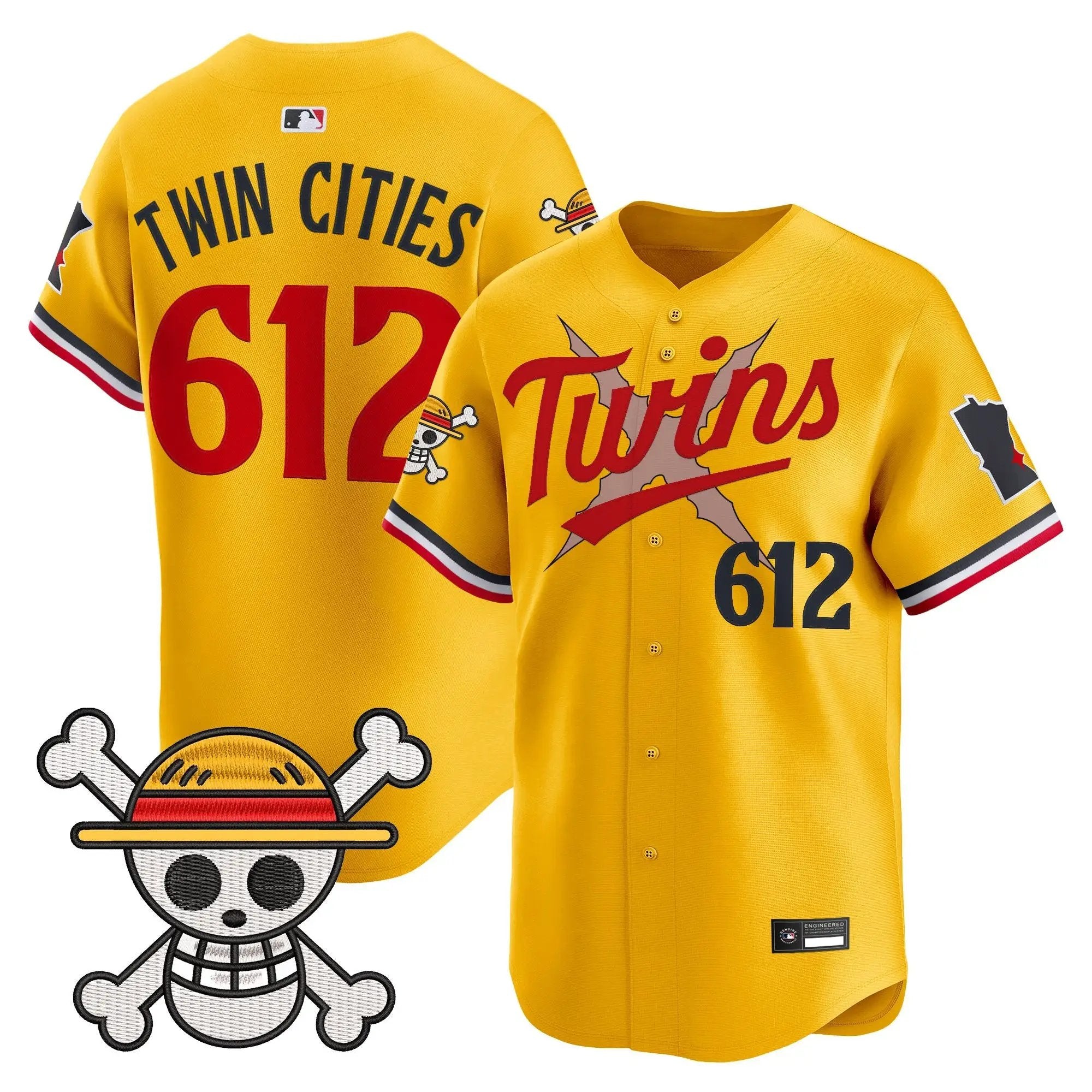 Minnesota Twins x One Piece Vapor Premier Limited Jersey - Stitched by Digigearus