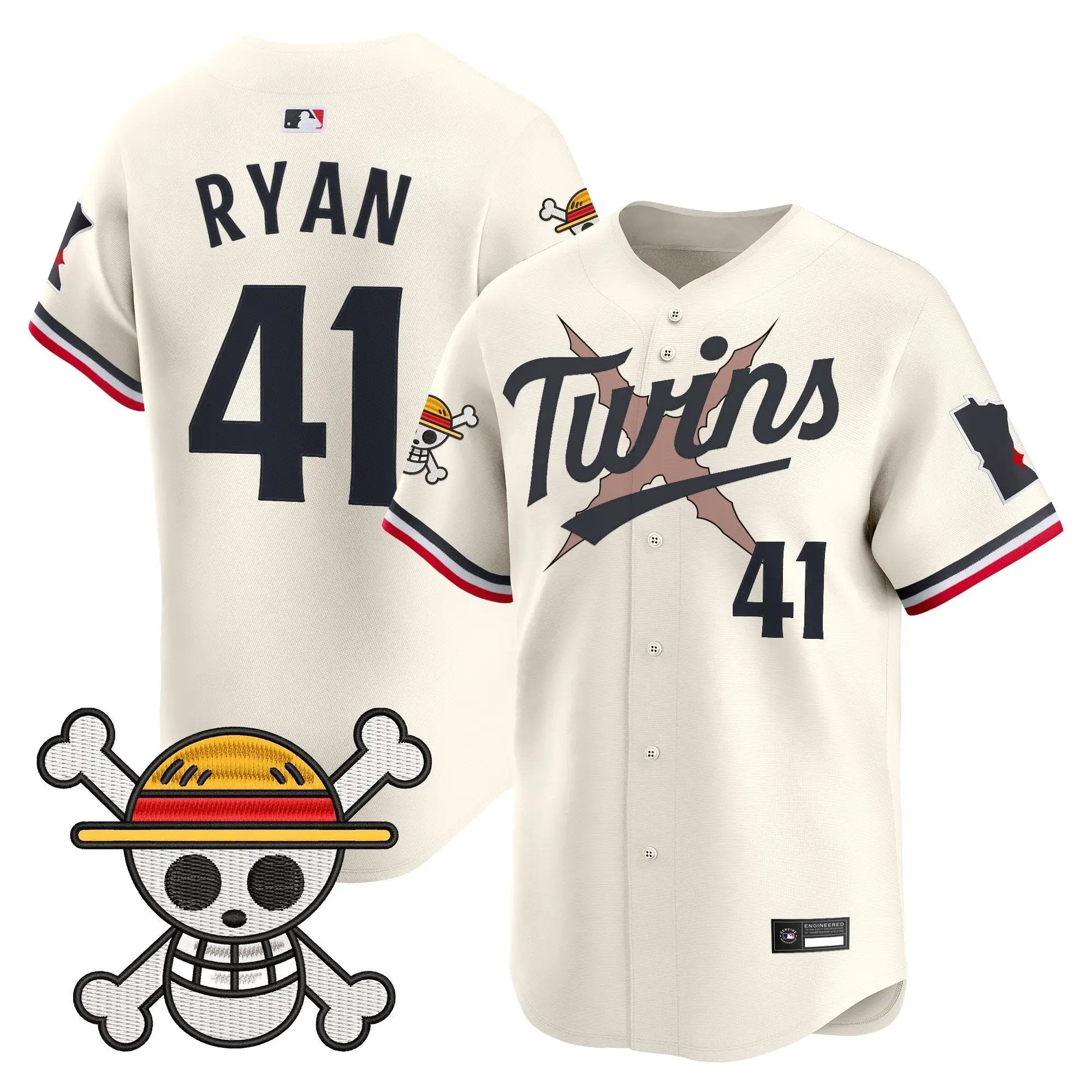 Minnesota Twins x One Piece Vapor Premier Limited Jersey - Stitched by Digigearus