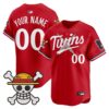 Minnesota Twins x One Piece Vapor Premier Limited Custom Jersey - Stitched by Digigearus