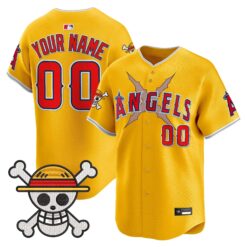Los Angeles Angels x OP Vapor Premier Limited Custom Jersey - Stitched by Los Angeles Angels