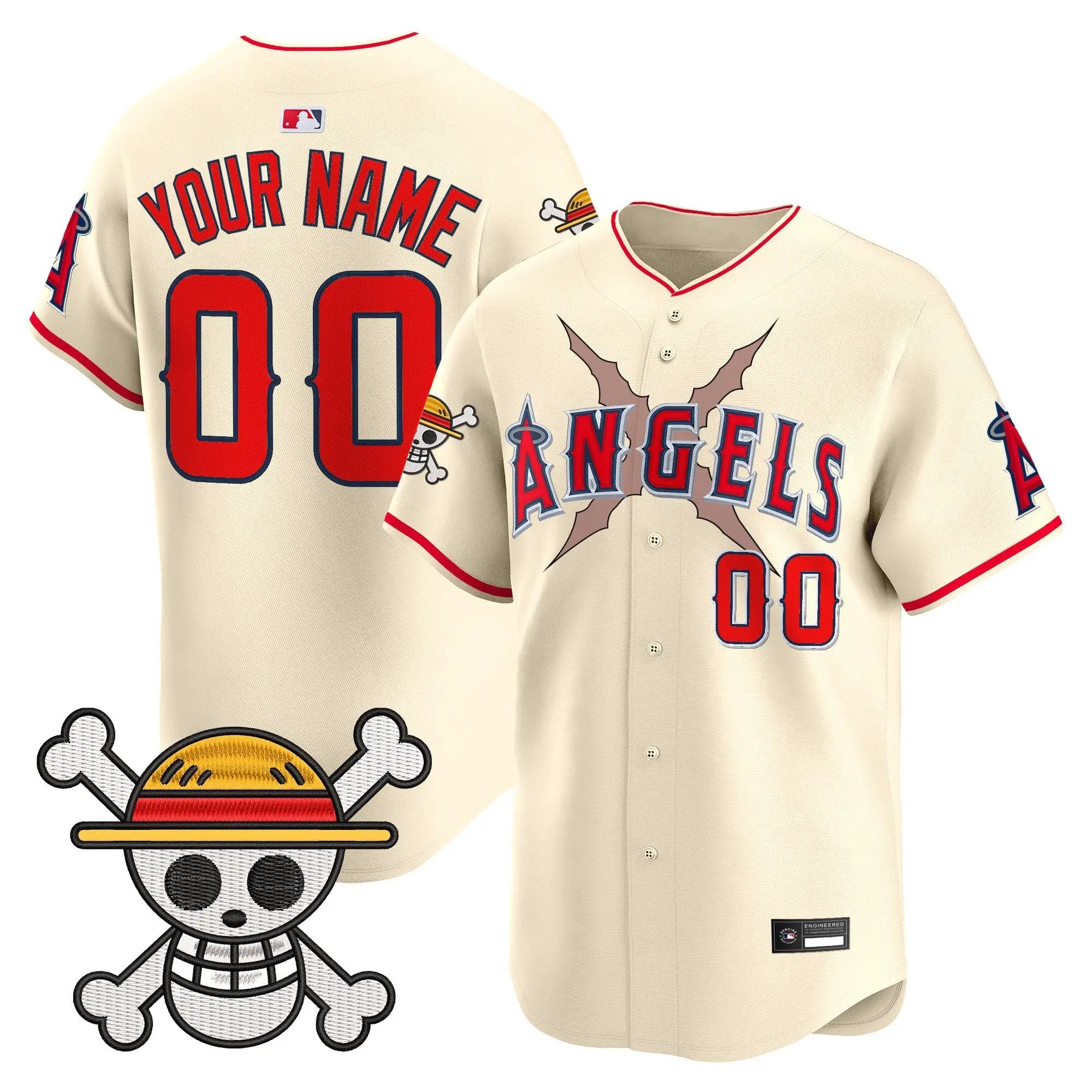 Los Angeles Angels x OP Vapor Premier Limited Custom Jersey - Stitched by Los Angeles Angels