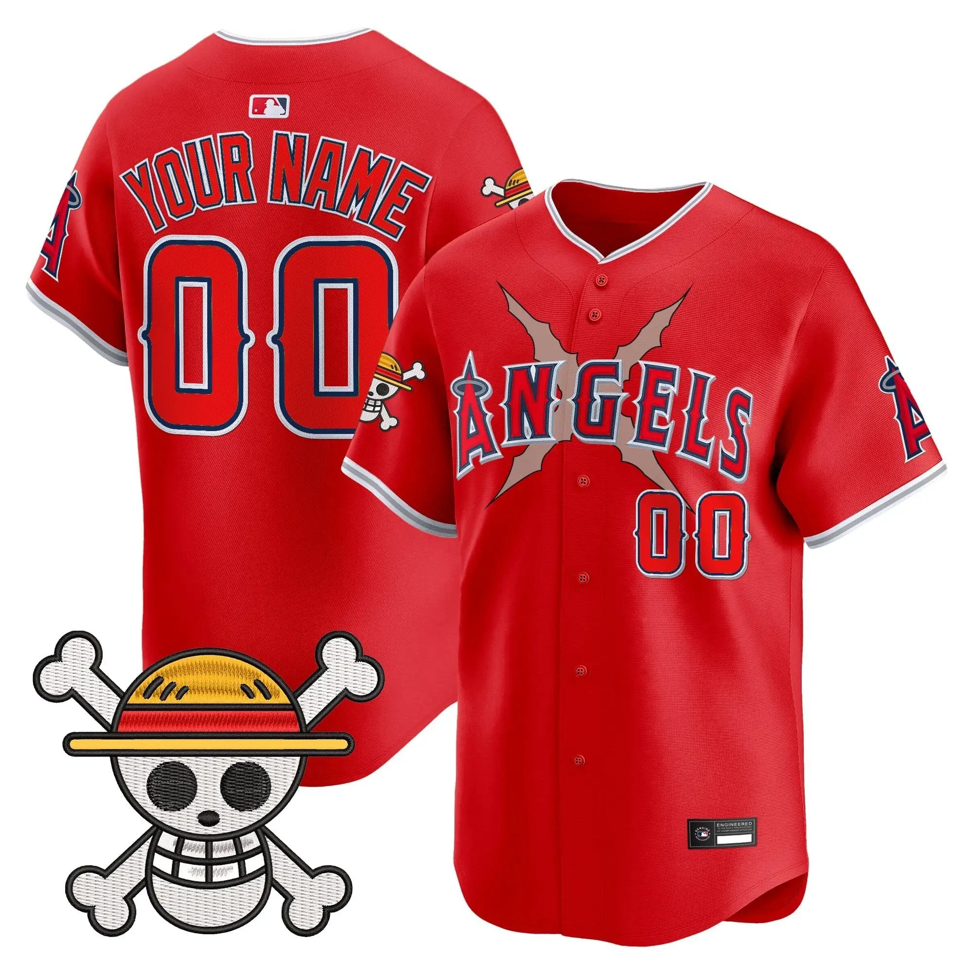 Los Angeles Angels x OP Vapor Premier Limited Custom Jersey - Stitched by Los Angeles Angels