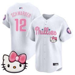 Philadelphia Phillies Hello Kitty Vapor Premier Limited Jersey – All Stitched by Philadelphia Phillies