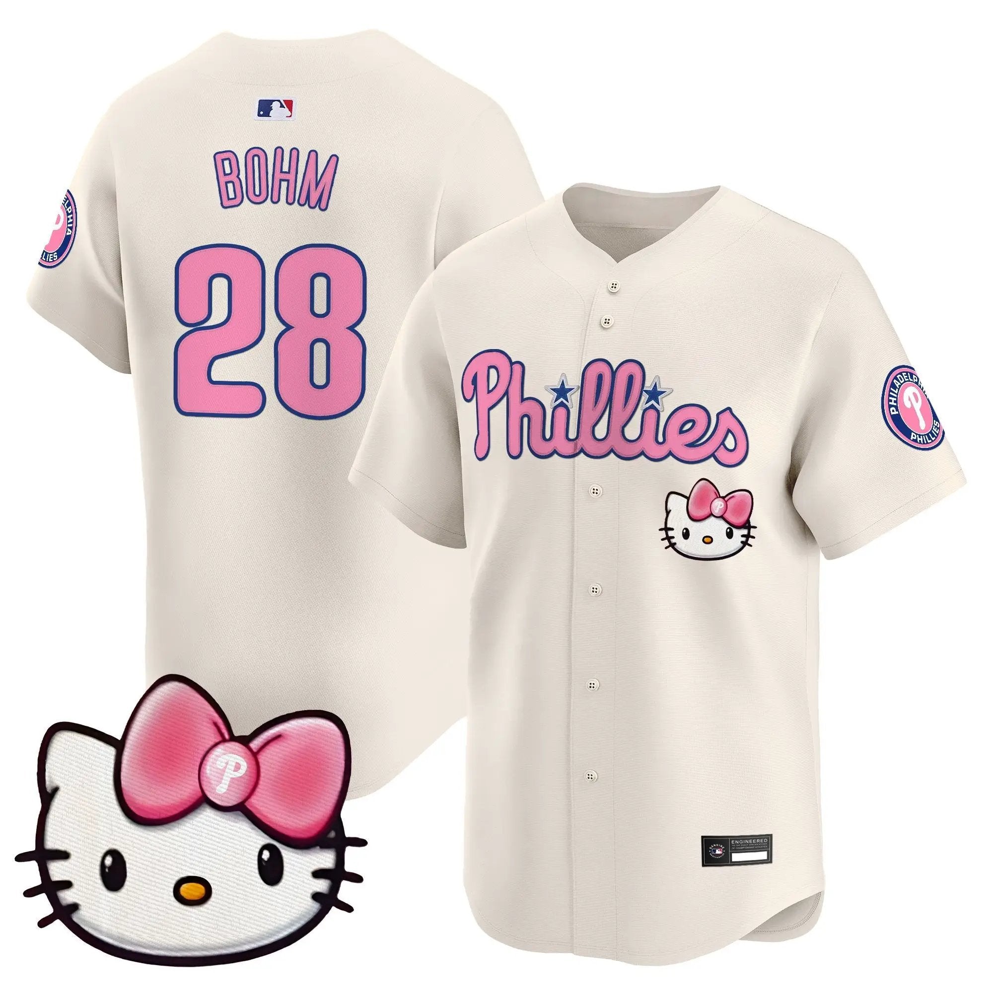 Philadelphia Phillies Hello Kitty Vapor Premier Limited Jersey – All Stitched by Philadelphia Phillies