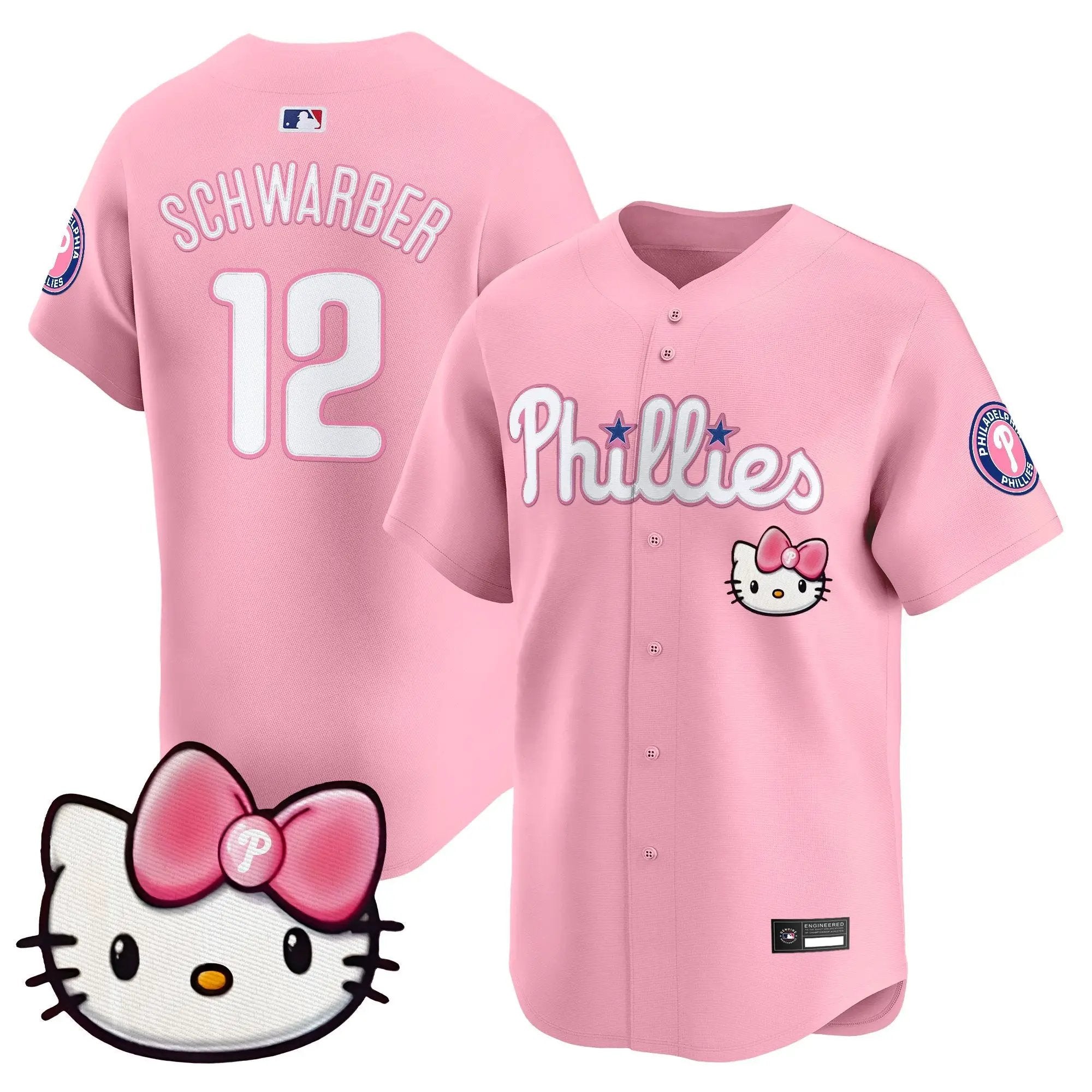 Philadelphia Phillies Hello Kitty Vapor Premier Limited Jersey – All Stitched by Philadelphia Phillies