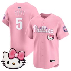Philadelphia Phillies Hello Kitty Vapor Premier Limited Jersey – All Stitched by Philadelphia Phillies