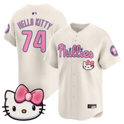 Philadelphia Phillies Hello Kitty Vapor Premier Limited Jersey – All Stitched by Philadelphia Phillies