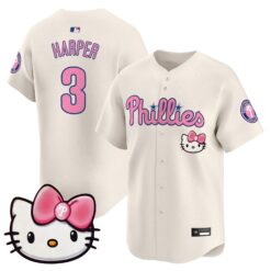 Philadelphia Phillies Hello Kitty Vapor Premier Limited Jersey – All Stitched by Philadelphia Phillies
