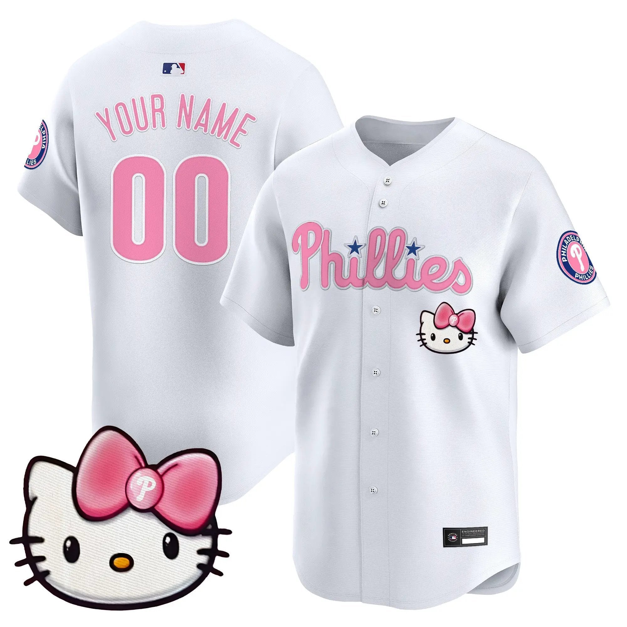 Philadelphia Phillies Hello Kitty Vapor Premier Limited Custom Jersey – All Stitched by Philadelphia Phillies