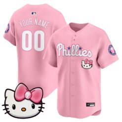 Philadelphia Phillies Hello Kitty Vapor Premier Limited Custom Jersey – All Stitched by Philadelphia Phillies