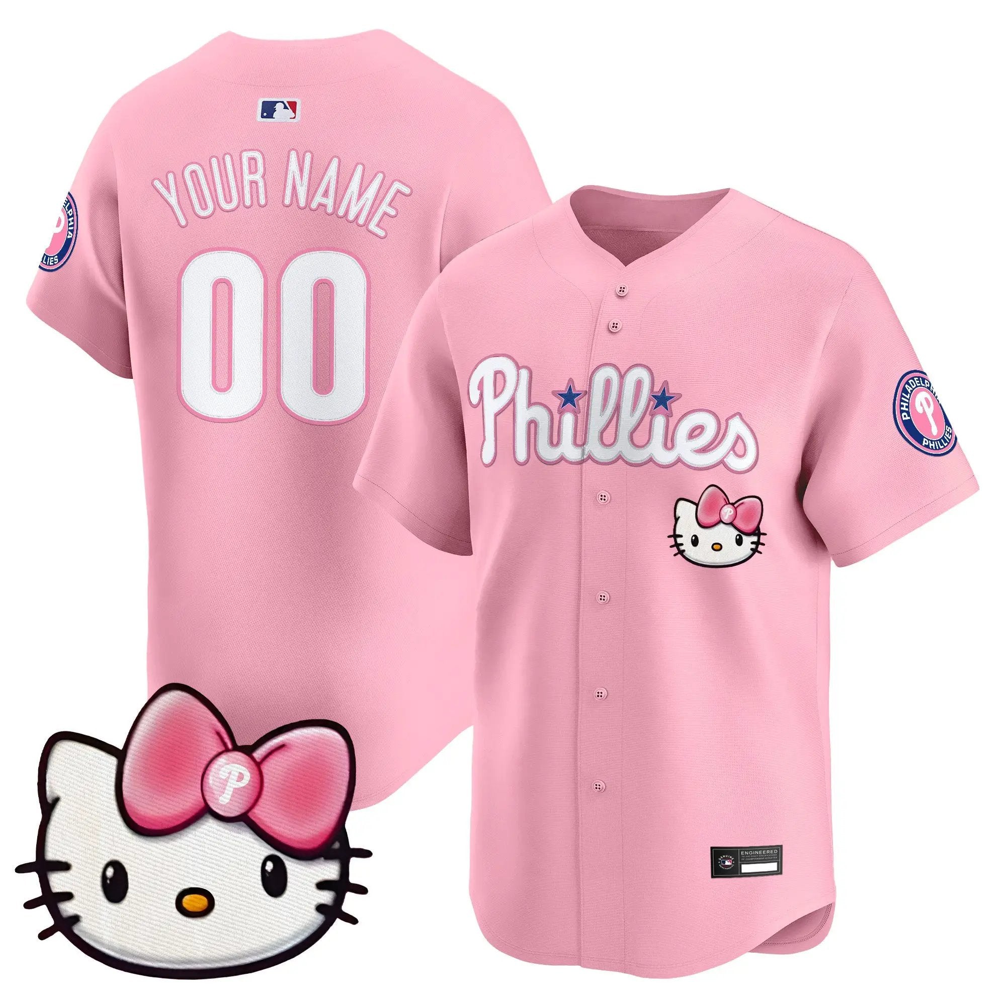 Philadelphia Phillies Hello Kitty Vapor Premier Limited Custom Jersey – All Stitched by Philadelphia Phillies