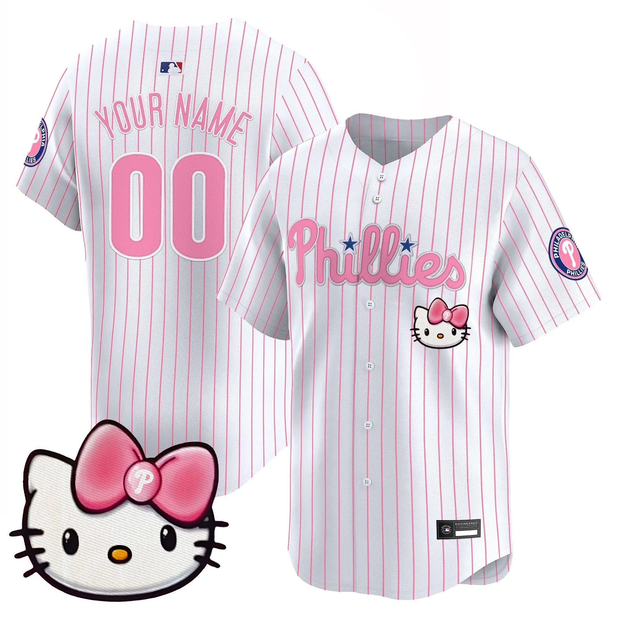 Philadelphia Phillies Hello Kitty Vapor Premier Limited Custom Jersey – All Stitched by Philadelphia Phillies