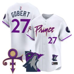 Minnesota Timberwolves Prince Patch Vapor Baseball Jersey - All Stitched by Minnesota Timberwolves