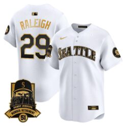 Seattle Mariners Hall-of-Famer Randy Johnson Patch Vapor Premier Limited Jersey - All Stitched by Digigearus