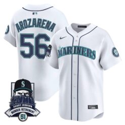 Seattle Mariners Hall-of-Famer Randy Johnson Patch Vapor Premier Limited Jersey - All Stitched by Digigearus