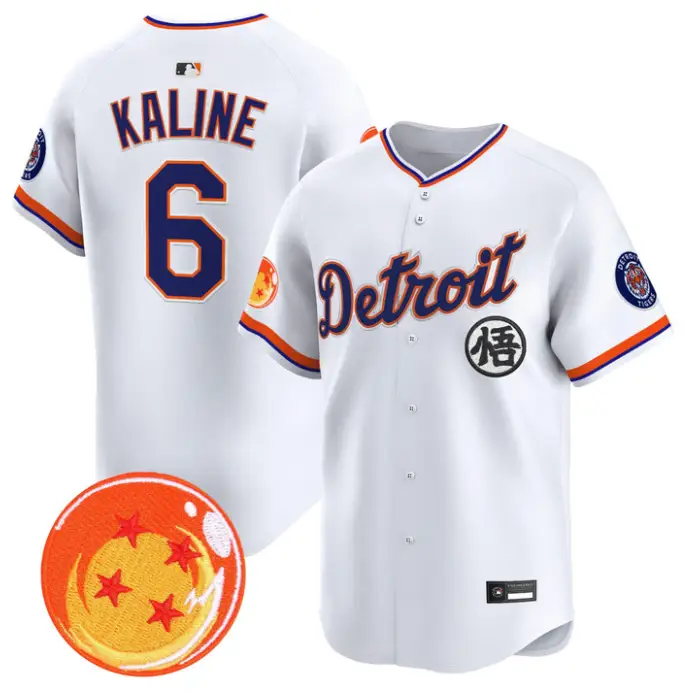 Al Kaline Jersey #6 Detroit Tigers Dragon Ball Premier Stitched by My Store