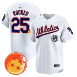 Brent Rooker Jersey #25 Athletics Jersey Dragon Ball Premier Stitched by My Store