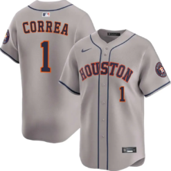 Carlos Correa Jersey #1 Astros Vapor Premier Limited All Stitched by My Store
