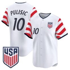 Christian Pulisic Jersey #10 USMNT 2026 World Cup Vapor Baseball Stitched by My Store
