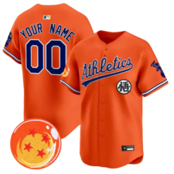 Custom Athletics Jersey Name, Number Dragon Ball Premier Limited Stitched by My Store