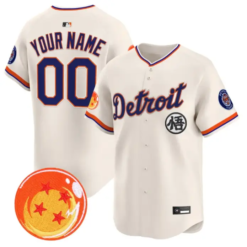 Custom Detroit Tigers Jersey Name, Number Dragon Ball Premier Stitched by My Store