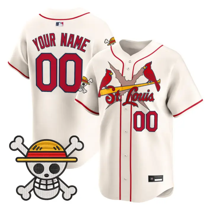 Custom St. Louis Cardinals Jersey Name, Number One Piece Premier Stitched by My Store