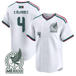 Edson Álvarez Jersey #4 Mexico 2026 National Team Vapor Baseball Stitched by My Store