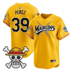 Eury Perez Jersey #39 Miami Marlins One Piece Premier Stitched by My Store