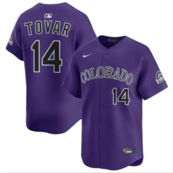 Ezequiel Tovar Jersey #23 Rockies Vapor Premier Limited All Stitched by My Store