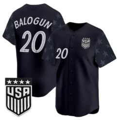 Folarin Balogun Jersey #20 USMNT 2026 World Cup Vapor Baseball Stitched by My Store