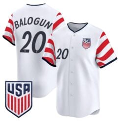 Folarin Balogun Jersey #20 USMNT 2026 World Cup Vapor Baseball Stitched by My Store