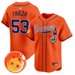 Frieza Jersey #53 Atlanta Braves Dragon Ball Premier Stitched by My Store