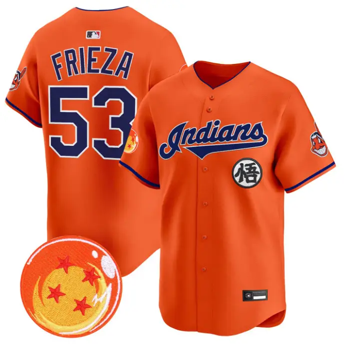 Frieza Jersey #53 Cleveland Indians Dragon Ball Premier Stitched by My Store