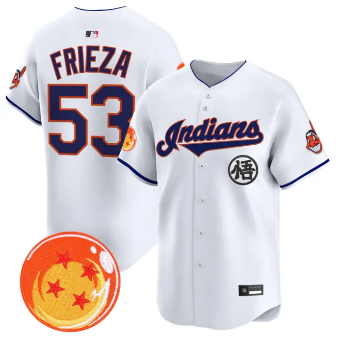 Frieza Jersey #53 Cleveland Indians Dragon Ball Premier Stitched by My Store