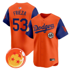 Frieza Jersey #53 Dodgers Dragon Ball Vapor Premier Limited Stitched by My Store